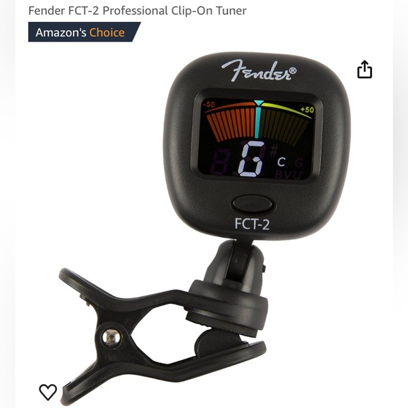 New in original packaging ❤️ - Fender FCT-2 Professional Clip-On Tuner - Picture 2 of 7